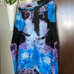 5/$25 Wrap Silky Chiffon Skirt OS